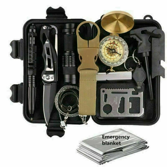 14-In-1 Outdoor Emergency Survival Kit